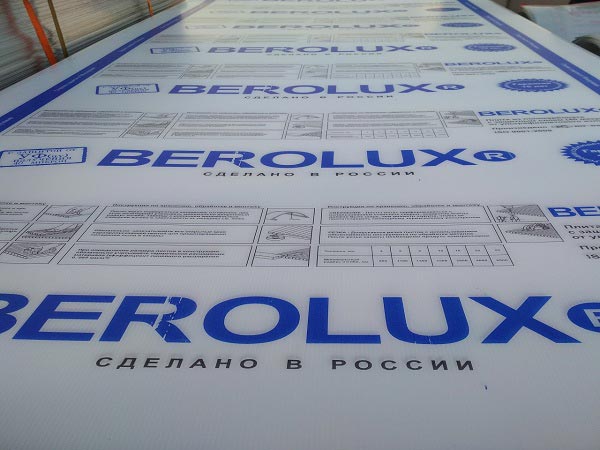 Сотовый поликарбонат толщина 4.0 мм, прозрачный, Berolux - изображение 3
